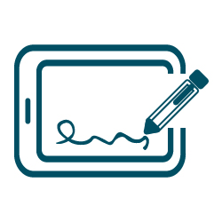 logo de la rubrique Courriers recommandés, Recommandés électroniques